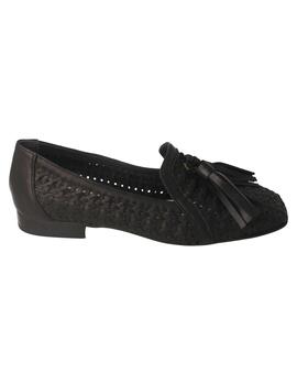 Mocasín mujer Poesie Veneziane negro