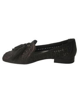 Mocasín mujer Poesie Veneziane negro