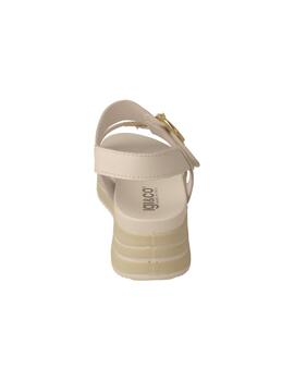 Sandalia mujer Igi&Co Skay beige/blanca