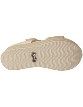 Sandalia mujer Igi&Co Skay beige/blanca