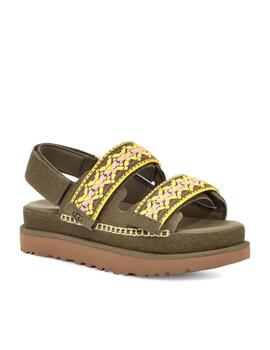 Sandalia mujer Ugg Goldenstar verde