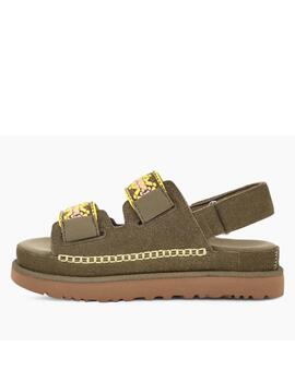 Sandalia mujer Ugg Goldenstar verde