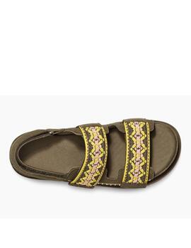 Sandalia mujer Ugg Goldenstar verde