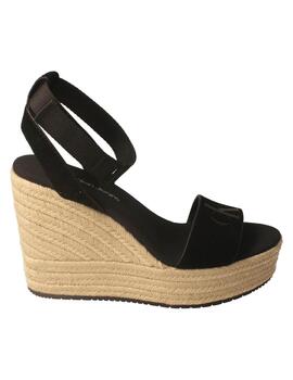 Alpargata mujer Calvin Klein Wedge negra