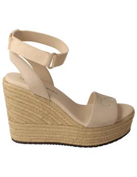 Alpargata mujer Calvin Klein Wedge blanca