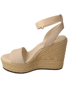 Alpargata mujer Calvin Klein Wedge blanca