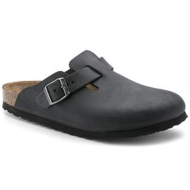 Zueco unisex Birkenstock Boston negro