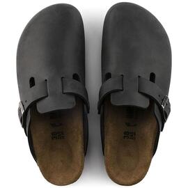 Zueco unisex Birkenstock Boston negro