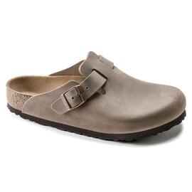 Zueco mujer Birkenstock Boston topo