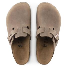 Zueco mujer Birkenstock Boston topo