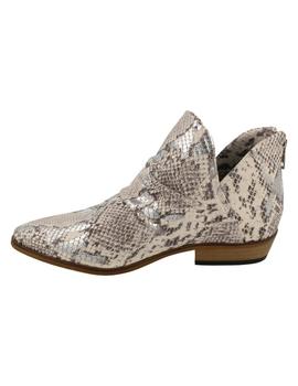 Botín mujer Dei Colli pitón gris-beige