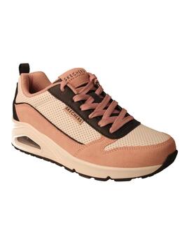 Deportivo mujer Skechers Much Fun blanco/rosa