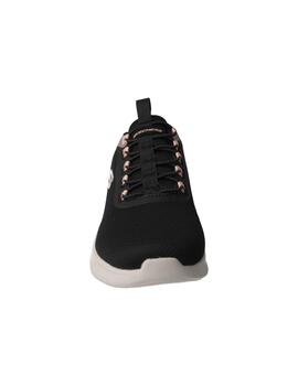 Deportivo mujer Skechers Glimmer Me negro/rosa