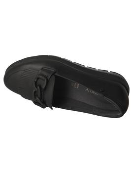 Mocasín mujer Stonefly Plume negro