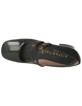 Zapato mujer Hispanitas Manila verde