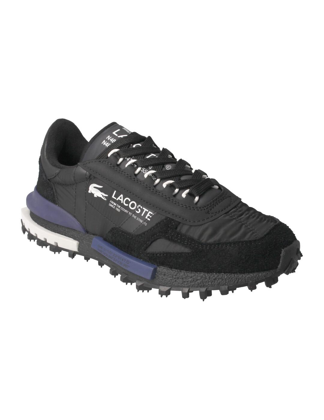 Deportivo hombre Lacoste Elite negro/azul