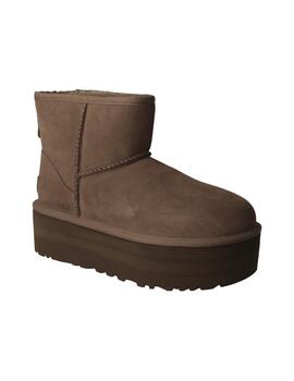 Botín mujer Ugg Classic Mini Platform gris