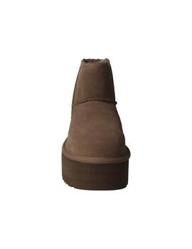 Botín mujer Ugg Classic Mini Platform gris