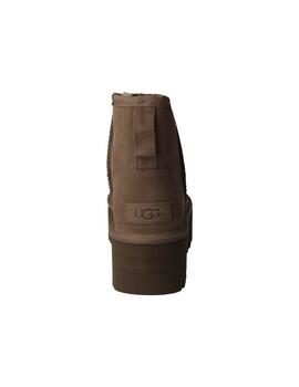 Botín mujer Ugg Classic Mini Platform gris