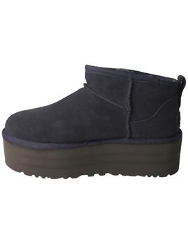 Botín mujer Ugg Classic Ultra Mini platform azul