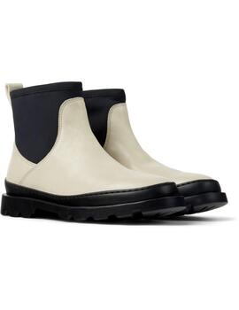 Botín mujer Camper Brutus beige/negro