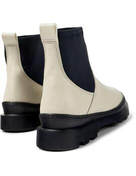 Botín mujer Camper Brutus beige/negro