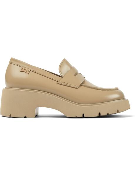 Mocasín mujer Camper Milah beige