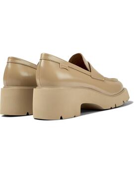 Mocasín mujer Camper Milah beige