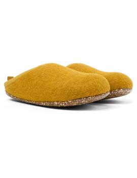 Zapatilla de casa mujer Camper Wabi mostaza