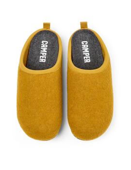 Zapatilla de casa mujer Camper Wabi mostaza