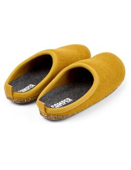 Zapatilla de casa mujer Camper Wabi mostaza