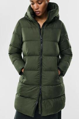 Chaquetón mujer Ecoalf Manliealf verde