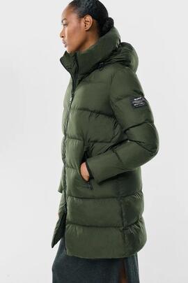 Chaquetón mujer Ecoalf Manliealf verde