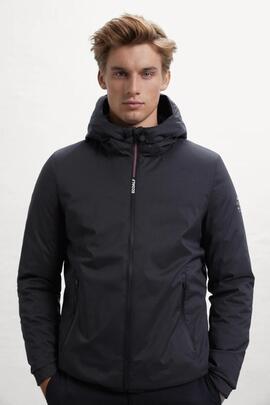 Cazadora hombre Ecoalf Cartes negra