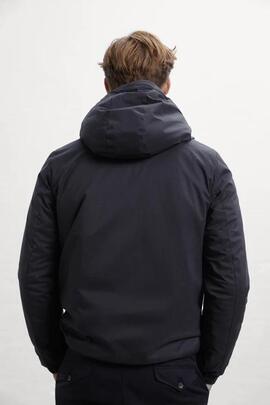 Cazadora hombre Ecoalf Cartes negra