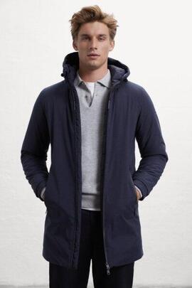 Abrigo hombre Ecoalf Pasualf azul