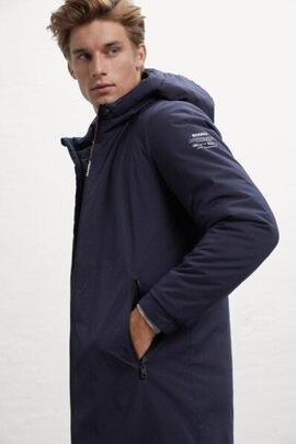 Abrigo hombre Ecoalf Pasualf azul