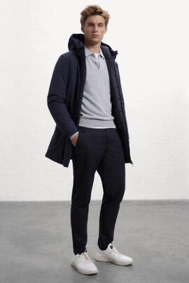 Abrigo hombre Ecoalf Pasualf azul