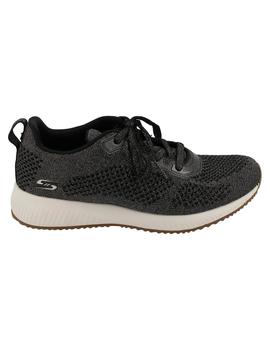 Deportivo mujer Skechers Squad Glitz negro