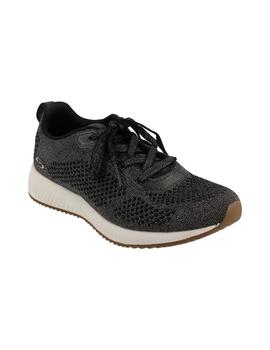 Deportivo mujer Skechers Squad Glitz negro