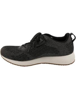 Deportivo mujer Skechers Squad Glitz negro