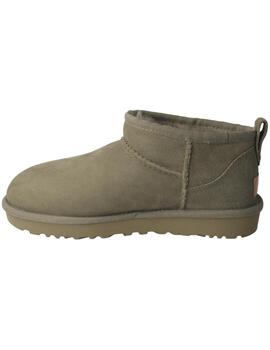 Botín mujer Ugg Classic Ultra Mini verde