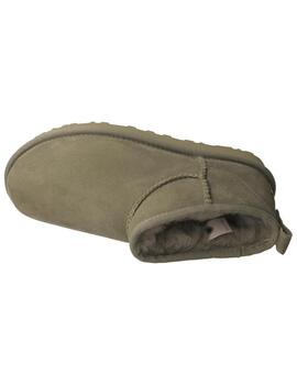 Botín mujer Ugg Classic Ultra Mini verde