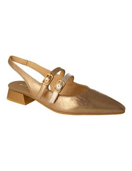 Zapato mujer Hispanitas Dali dorado