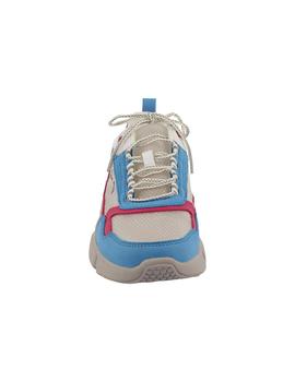 Deportivo mujer Skechers Block West bl/az/rosa