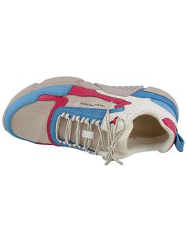 Deportivo mujer Skechers Block West bl/az/rojo