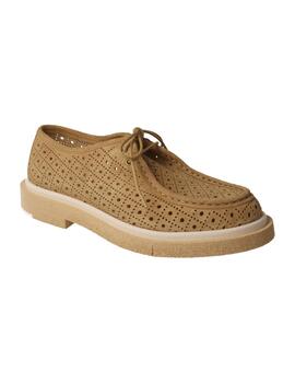 Zapato Wallaby mujer Calce beige