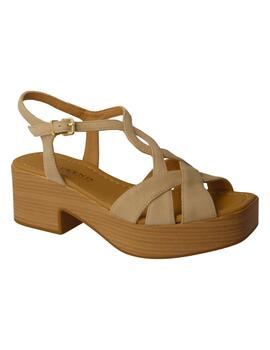 Sandalia mujer Weekend beige