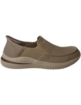 Mocasín hombre Skechers Usa Street beige