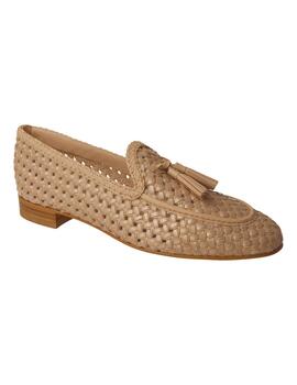 Mocasín mujer Pertini beige